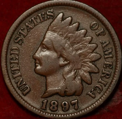 1897 Philadelphia Mint Indian Head Cent - Image 1 of 2