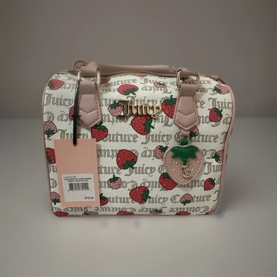 Juicy Couture 🍓 Cartera Bandolera Rosa Fresa Recién Escogida Nueva con Etiquetas 🍓 Foto 1 de 4