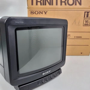 Vintage Sony Trinitron CRT TV 8" Portable KV-8AD10 No Remote Tested Working 1988 - Bild 1 von 21
