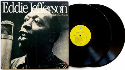 Eddie Jefferson – There I Go Again Vinyl 2LP 1980 Prestige USA G/Fold – P-24095 - Image 1 of 2