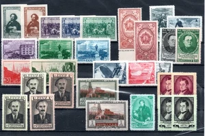 RUSSIA , 1945 - 1954 , nice lot only better stamps and sets , MNH - Picture 1 of 1