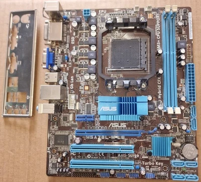 ASUS M5A78L-M LE Socket AM3+ DDR3 MicroATX Motherboard with I/O Shield - Image 1 of 2