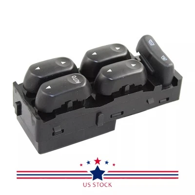 FOR 00-07 FORD TAURUS MERCURY SABLE LEFT DRIVER SIDE POWER WINDOW CONTROL SWITCH - Imagem 1 de 4