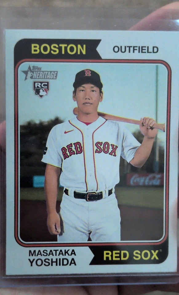 2023 Topps Heritage - Rookie Variation Masataka Yoshida #108 (RC) - Image 1 of 1