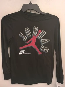 Nike Air Jordan Long Sleeve Shirt - New With Tags - 10 Youth - Picture 1 of 3