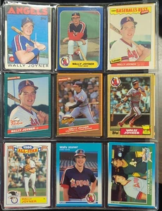 1986-1992 97 Card Wally Joyner Lot Angels Royals Topps Fleer Donruss Rookies - Picture 1 of 15