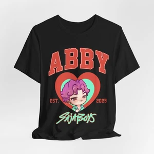  ABBY Saja Graphic Tee, Cute Unisex Short Sleeve Shirt, [...] - Picture 1 of 14
