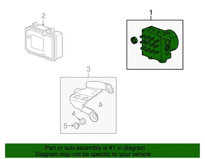 238133 | 正品通用 - 防锁制动器,ABS 泵适用于凯迪拉克 SRX (2010 - 2016) — 第 1/4 张图片