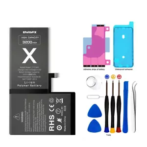3200mah Replacement Battery for iPhone X High Capacity High Quality Battery Tool - Picture 1 of 7