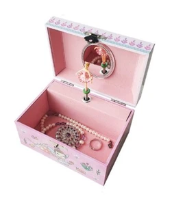 FLOWER GARDEN BALLERINA MUSICAL JEWELRY BOX _ GIRLS MUSIC JEWELRY BOX - Picture 1 of 5
