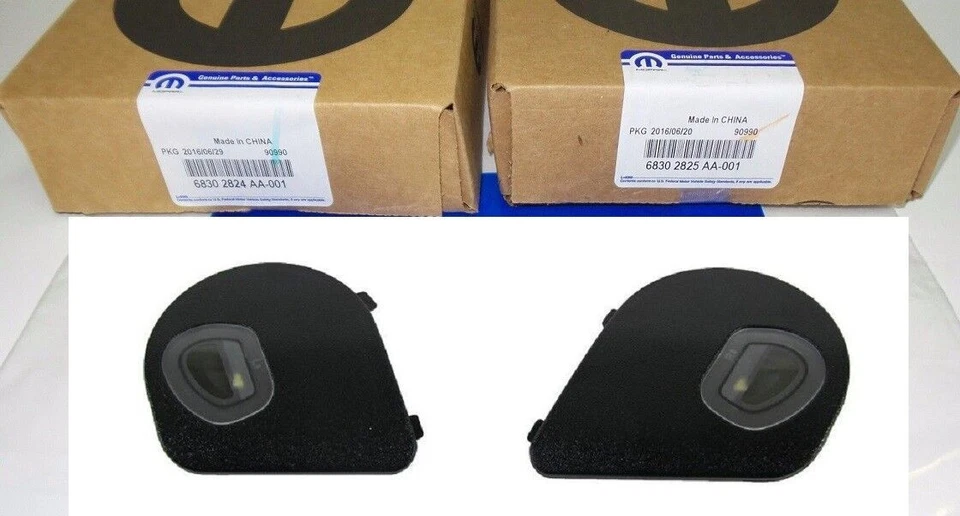 Luces de charco de espejo derecho e izquierdo 10-18 Dodge Ram 1500 2500 3500 4500 5500 MOPAR Foto 1 de 1