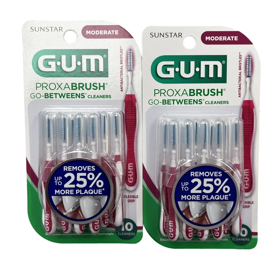 GUM Proxabrush Cleaners MODERATE 10 Each ( 2 pack ) - Image 1 of 1