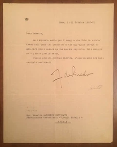Lettera firmata da Francesco De Pinedo - Picture 1 of 3