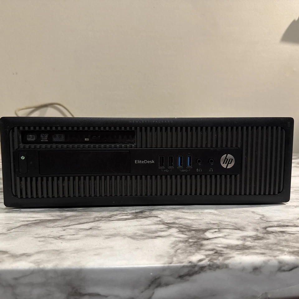 HP Compaq 8200 Elite (250GB HDD, Intel Core i5-2400, 3.10GHz, 4GB) SFF Desktop - - Image 1 of 4