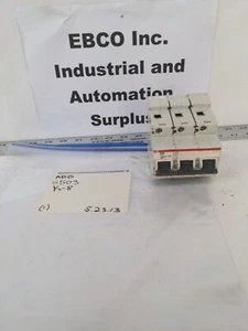 ONE ABB S503 K-8, 230/400V, 50 kA, 690V HEAVY DUTY CIRCUIT BREAKER - Picture 1 of 12