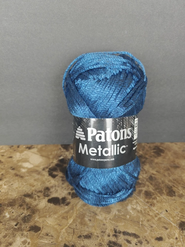 Spinrite Metallic Yarn Blue Steel 061701