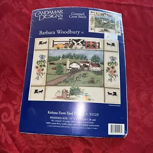 Kit de punto de cruz Candamar de colección KOLONA FARM YARD 51123 Caballo Buggy Amish Muestreador - Imagen 1 de 2