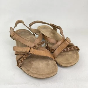 EARTH ORIGINS Belder Barb Tan Strappy Sandals Womens Size 9 M - Picture 1 of 6