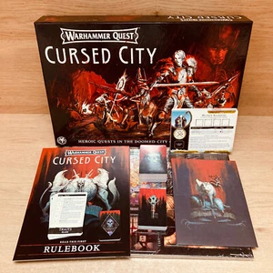 Games Workshop Warhammer Quest Cursed City sin minis ni dados de lo contrario completo - Imagen 1 de 23