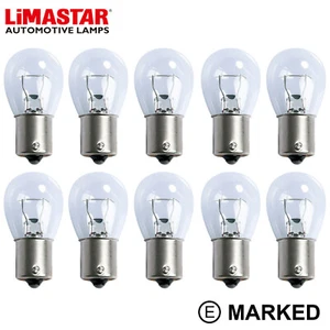 10 x 241 Bulbs 24v 21w P21W HGV Auto Truck Bulb Reverse Stop Single Contact - Picture 1 of 3