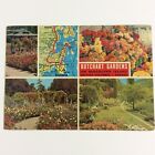 Vintage Post Card Butchart Gardens Vancouver Island Bc Canada 4"X6" Unposted