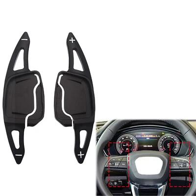 Gear Steering Wheel Paddle Shifter Extended For Audi A3 A4/S4 A5 A6 C8 2019-2023 - Image 1 of 4