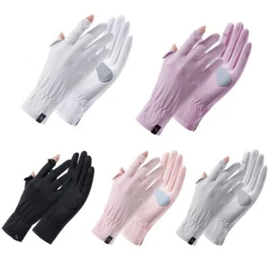 Breathable Sunscreen Gloves Touch Screen Mittens Fashion Gloves Women - Bild 1 von 11