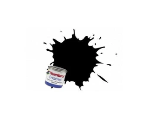 Enamel Pas De 85 Coal Black - Satin (14 ML) AA0936 - humbrol Modélisme