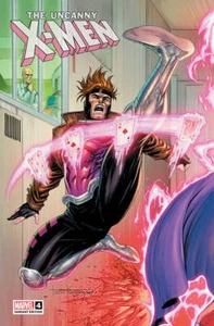 UNCANNY X-MEN #4 TYLER KIRKHAM CONNECTING COVER EXCLUSIVE TRADE VARIANT GAMBIT - Picture 1 of 2