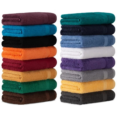 Handtuch Set 2er 4er 8er 10er Gästetuch Duschtuch Frottee 100% Baumwolle 600g/m² - Bild 1 von 3