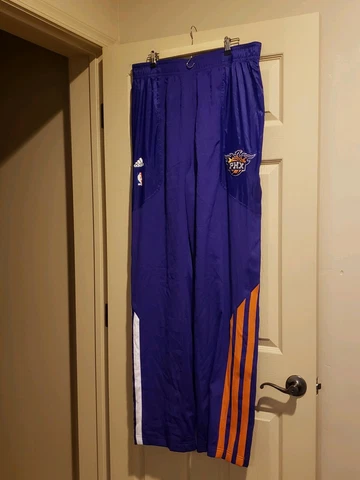AUTHENTIC ADIDAS PHOENIX SUNS NBA GAME WORN UNIFORM WARMUPS TEAR AWAY PANTS 3XL Cover