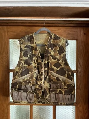 Vintage Gamehide Camo Hunting Vest Waterfowl Duck Hunting Camouflage Size M - Image 1 of 3