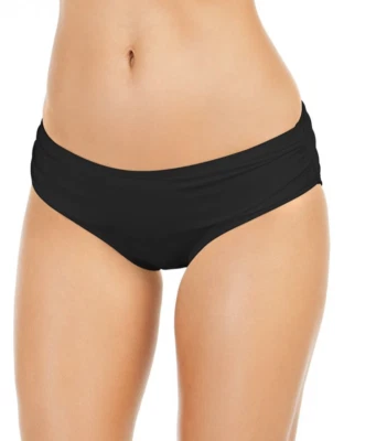 MICHAEL Michael Kors Shirred Bikini Bottoms MM8H949 Black XS ,M,  L  NWT $52 - Image 1 of 2