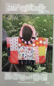 The Maxwell Bag Pattern ~ Beautiful Pieced Fabric Purse by Abbey Lane Quilts - Picture 1 of 4