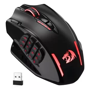 Redragon M913 Impact Elite Wireless Gaming Mouse, 16000 DPI Wired/Wireless RGB - Picture 1 of 5
