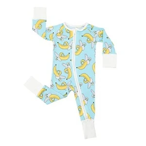 Zipper Pajamas for Baby Boys & Baby Girls, Toddler 18-24 Months Bananas - Picture 1 of 7