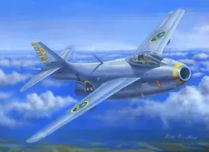 1/48 Hobby Boss SAAB J-29B Bucket Fighter Warplane 81746 Warcraft Kit Model - Picture 1 of 1