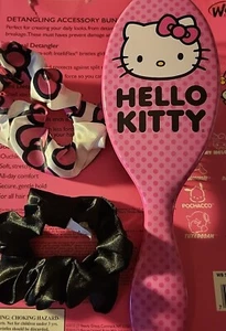 NEW Hello Kitty Pink Wet Brush Hair Scrunchies Detangling Goody (PINK) - Picture 1 of 5