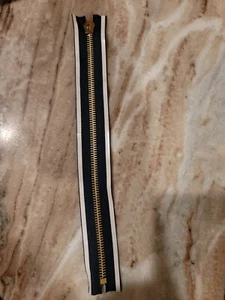 Menge 5 10" RiRi Reißverschluss, 1-fach geschlossen. Dunkelblau und Gold, LOUIS VUITTON - Bild 1 von 7