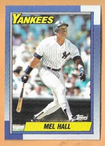 MEL HALL NEW YORK YANKEES #436 - TOPPS NM-MT 1990 - Picture 1 of 2
