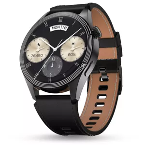 Pebble Carbon 1.39" HD display Premium BT Calling Health Suite Smartwatch - Picture 1 of 15