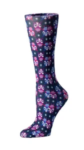 Large Owls 8-15 mmHg Graduated Compression Sock - Picture 1 of 1