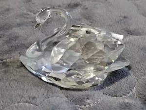 Statuina Cigno Cristallo Swarovski "Bellezze del Lago" - 1,25"x2" - Foto 1 di 5