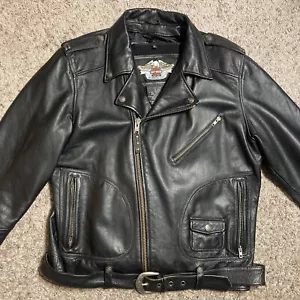 Giacca di pelle Harley Davidson XL VINTAGE El Camino con fodera 98101-07VM - Foto 1 di 19