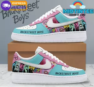 Backstreet Boys Band 2024 Fan Made Air Force 1 Sneaker - Picture 1 of 2