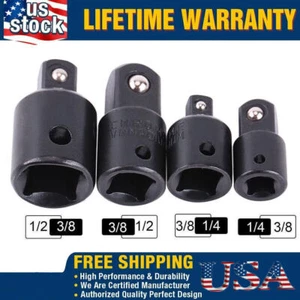 4PCS 3/8" to 1/4" 1/2 inch Drive Ratchet SOCKET ADAPTER REDUCER Air Impact Set! - Picture 1 of 12