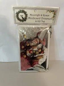 Moonlight & Roses Minibrett Ornament & Geschenketikett 3,5x5,5 - Bild 1 von 3