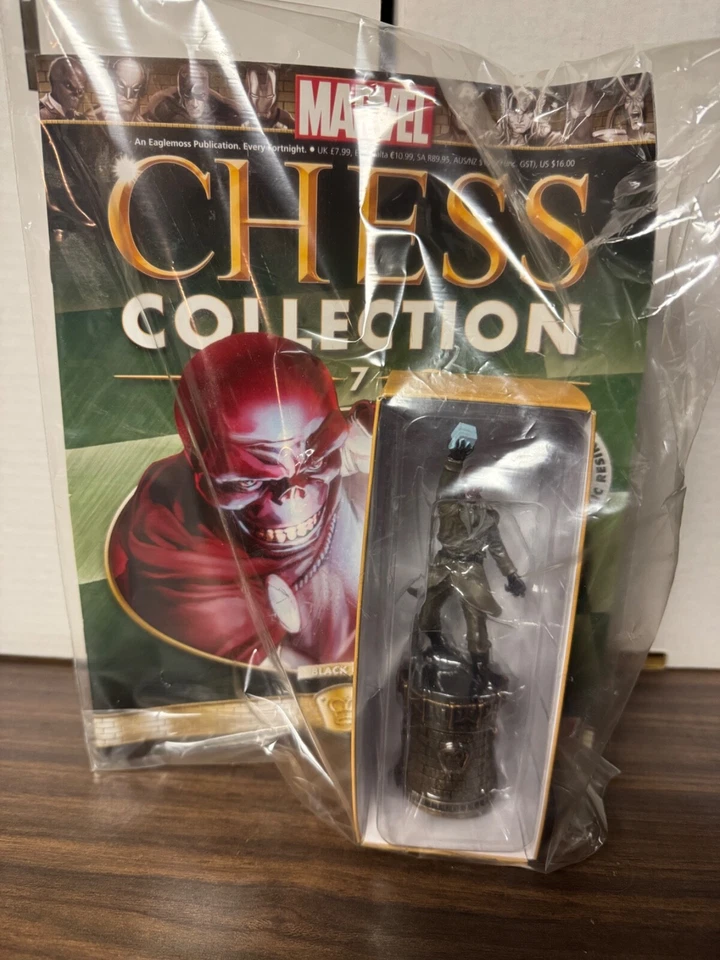 Marvel CHESS Collection Magazine #7 RED SKULL Figure Sealed Unopened  - Image 1 of 1