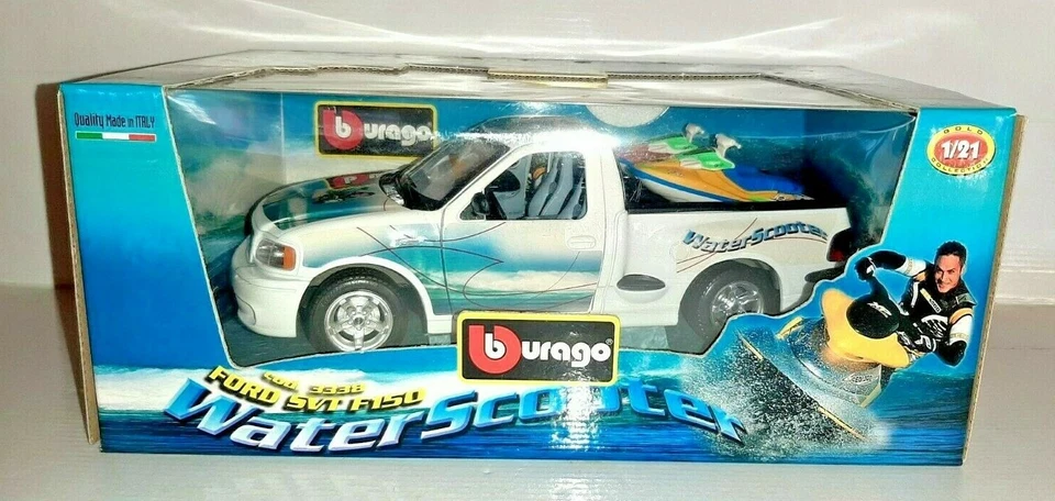 FORD SVT F150 WATER SCOOTER BURAGO GOLD SCALA 1/21 COD.3338 - Immagine 1 di 1