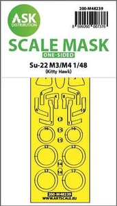 Art Scale 1/48 Art Scale Su-22M3/M4 one-sided express fit mask for Kitty Hawk - Picture 1 of 1